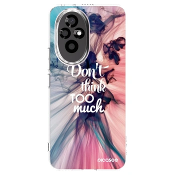 Picasee silikonový průhledný obal pro Honor 200 Pro 5G - Nemysli tolik
