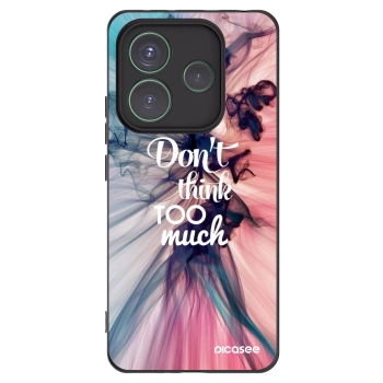 Picasee silikonový černý obal pro Xiaomi Redmi Note 14 5G - Nemysli tolik