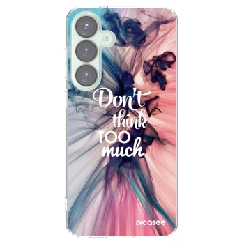 Picasee silikonový průhledný obal pro Samsung Galaxy S25+ 5G - Nemysli tolik