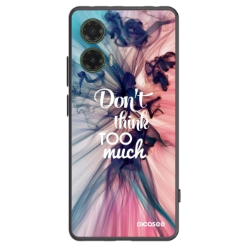 Picasee silikonový černý obal pro Motorola Moto G35 5G - Nemysli tolik