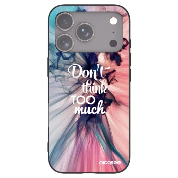 Picasee silikonový černý obal pro Apple iPhone 17 Pro - Nemysli tolik
