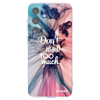 Picasee silikonový průhledný obal pro Samsung Galaxy S25 FE 5G - Nemysli tolik