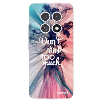 Picasee silikonový průhledný obal pro Xiaomi Redmi Note 15 - Nemysli tolik