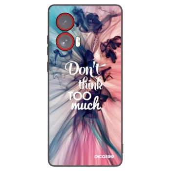 Picasee silikonový černý obal pro Motorola Edge 50 Fusion - Nemysli tolik