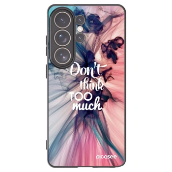Picasee silikonový černý obal pro Samsung Galaxy S26 Ultra - Nemysli tolik