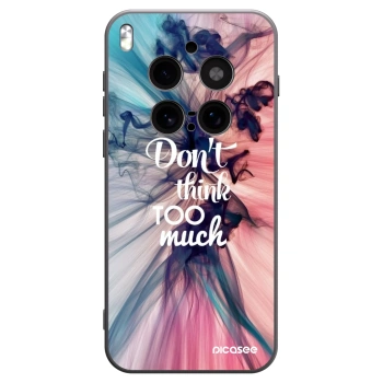 Picasee silikonový černý obal pro Vivo X300 Pro - Nemysli tolik