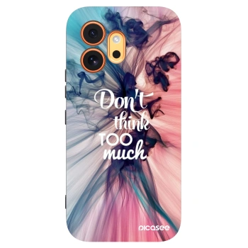 Picasee silikonový černý obal pro Honor 600 - Nemysli tolik