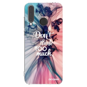 Picasee silikonový průhledný obal pro Honor 20 Lite - Nemysli tolik