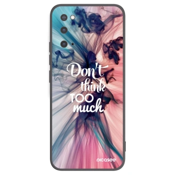 Picasee silikonový černý obal pro Samsung Galaxy S20 G980F - Nemysli tolik