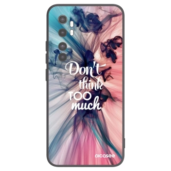 Picasee silikonový černý obal pro Xiaomi Mi Note 10 Lite - Nemysli tolik