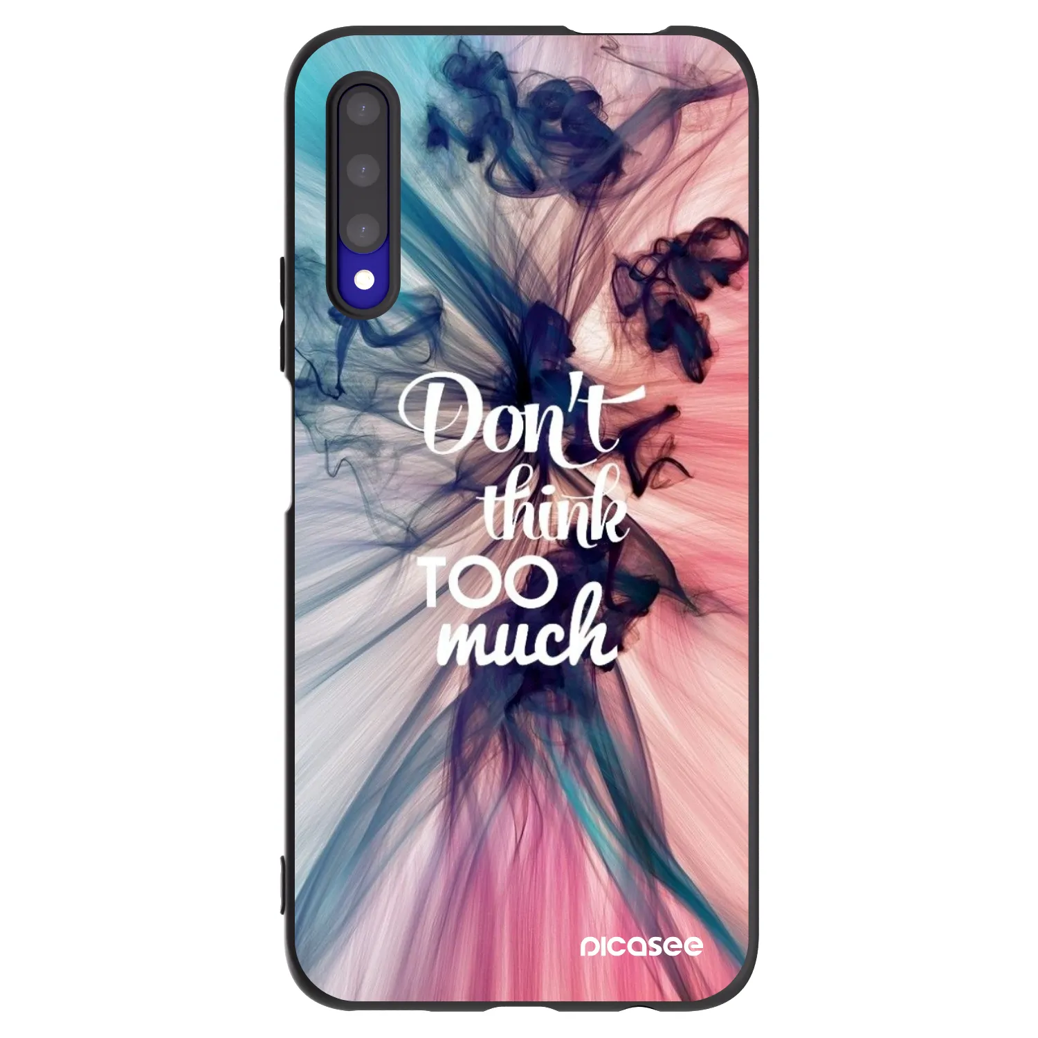 Picasee silikonový černý obal pro Honor 9X Pro - Nemysli tolik