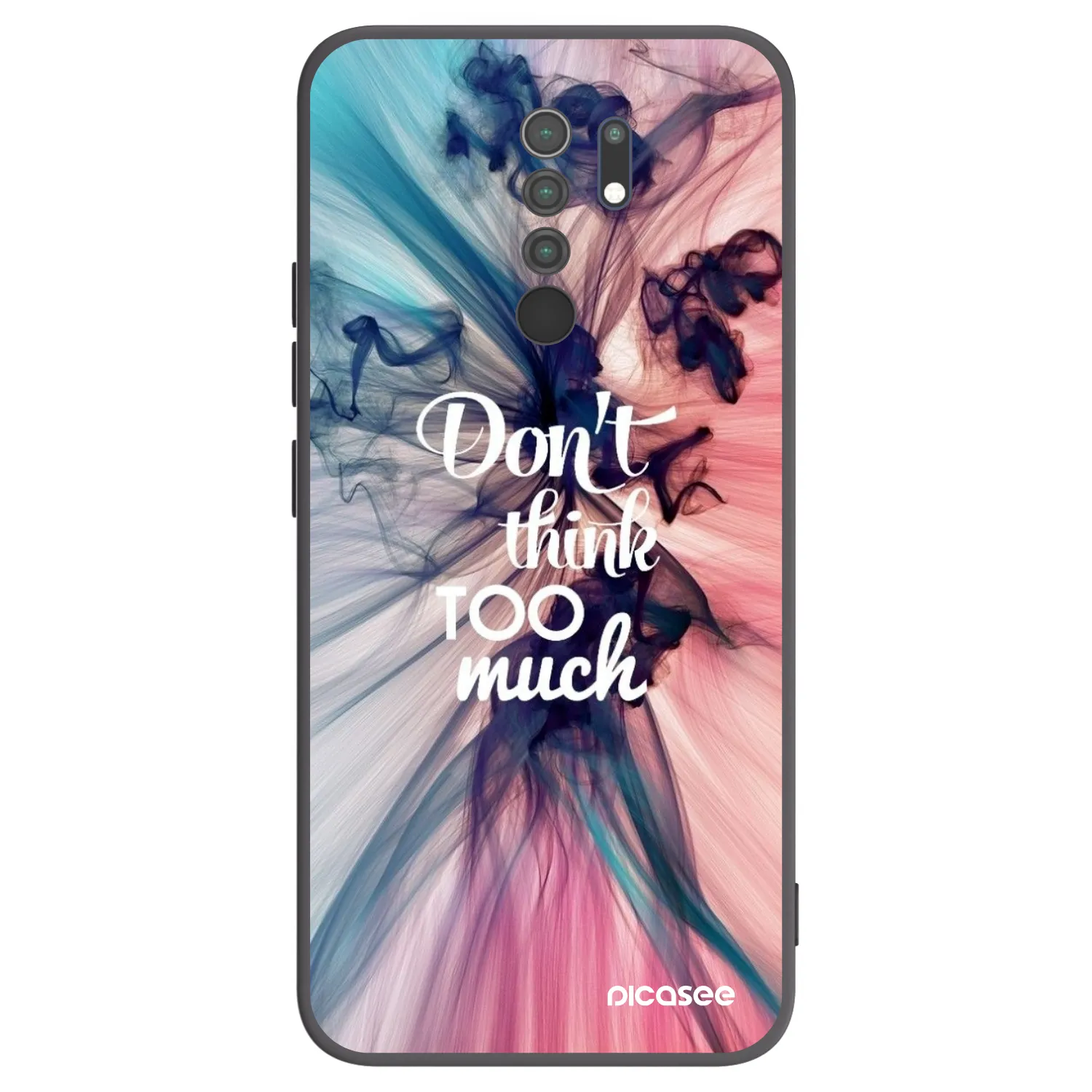 Picasee silikonový černý obal pro Xiaomi Redmi 9 - Nemysli tolik