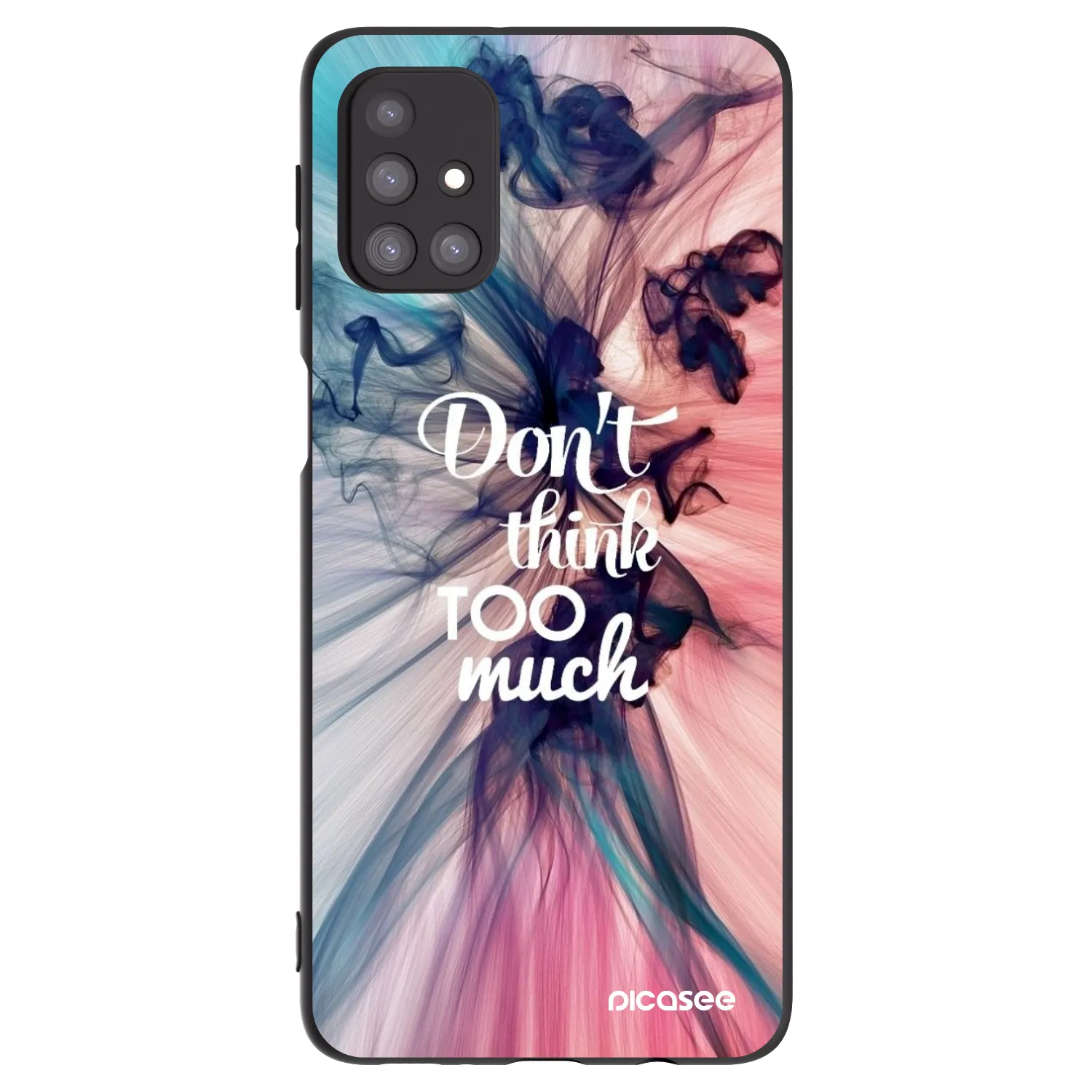 Picasee silikonový černý obal pro Samsung Galaxy M31s - Nemysli tolik