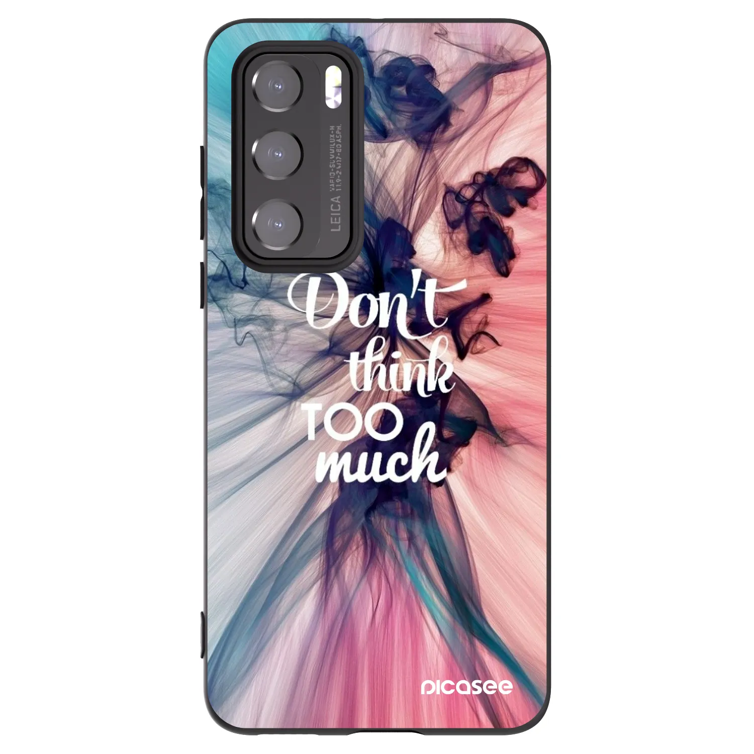 Picasee silikonový černý obal pro Huawei P40 - Nemysli tolik