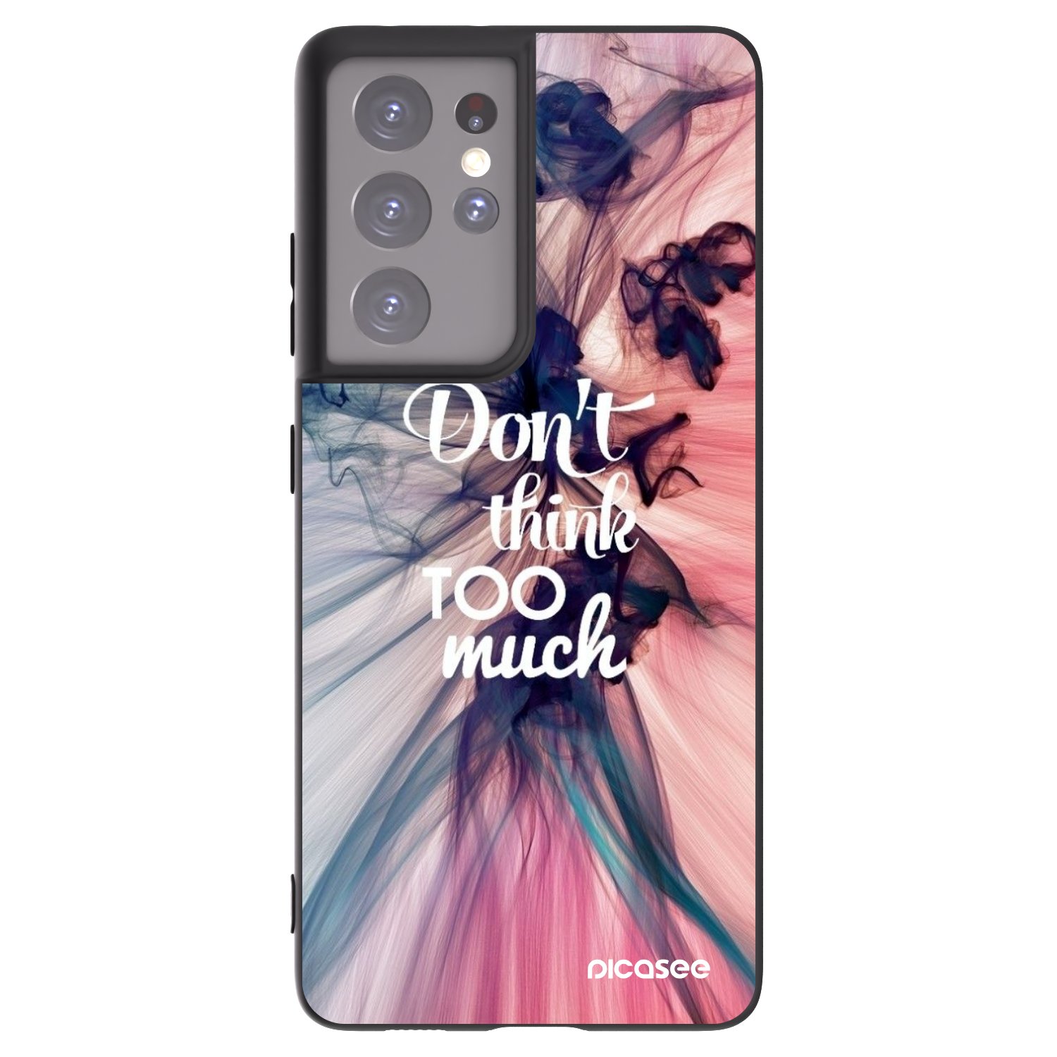 Picasee silikonový černý obal pro Samsung Galaxy S21 Ultra 5G G998B - Nemysli tolik