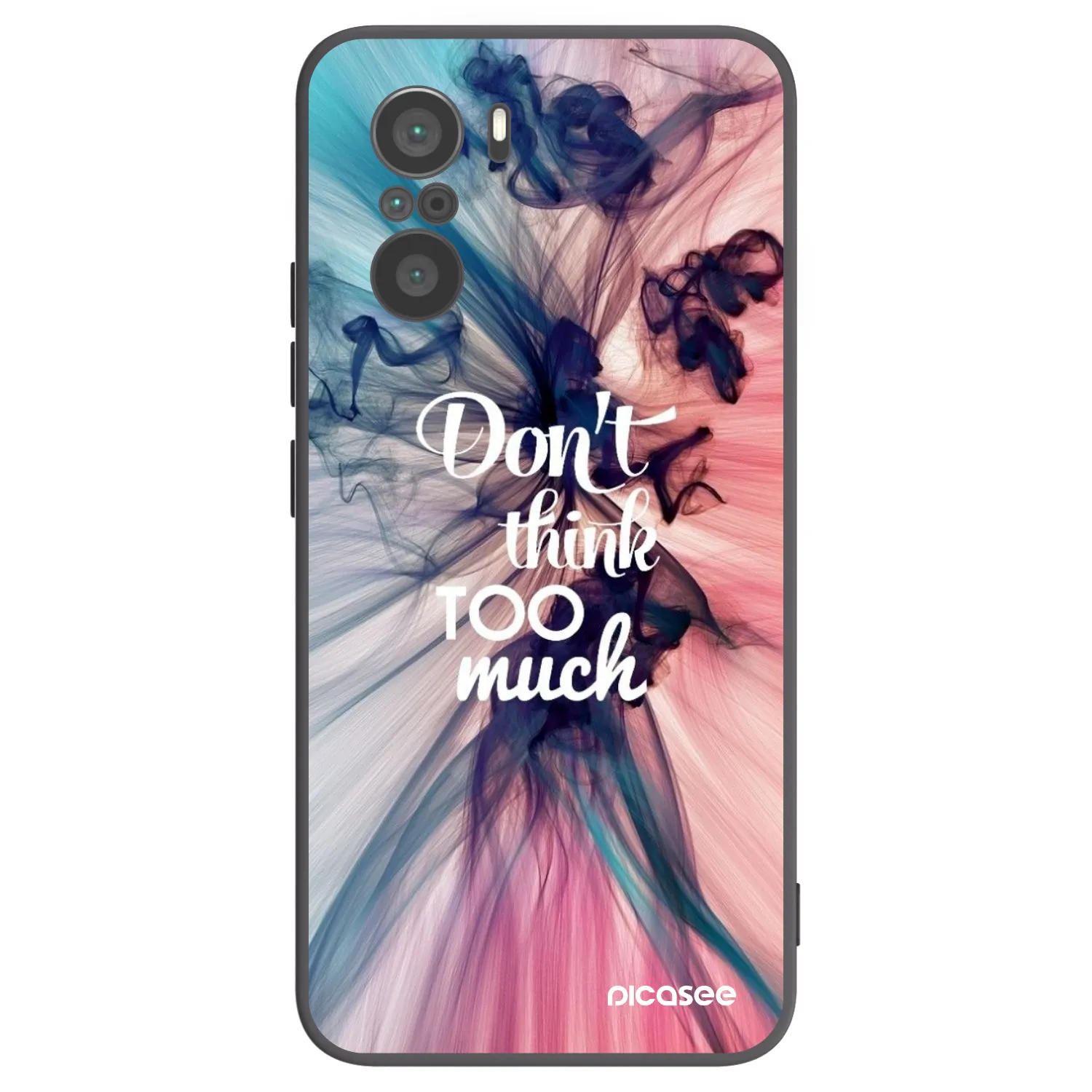Picasee silikonový černý obal pro Xiaomi Poco F3 - Nemysli tolik