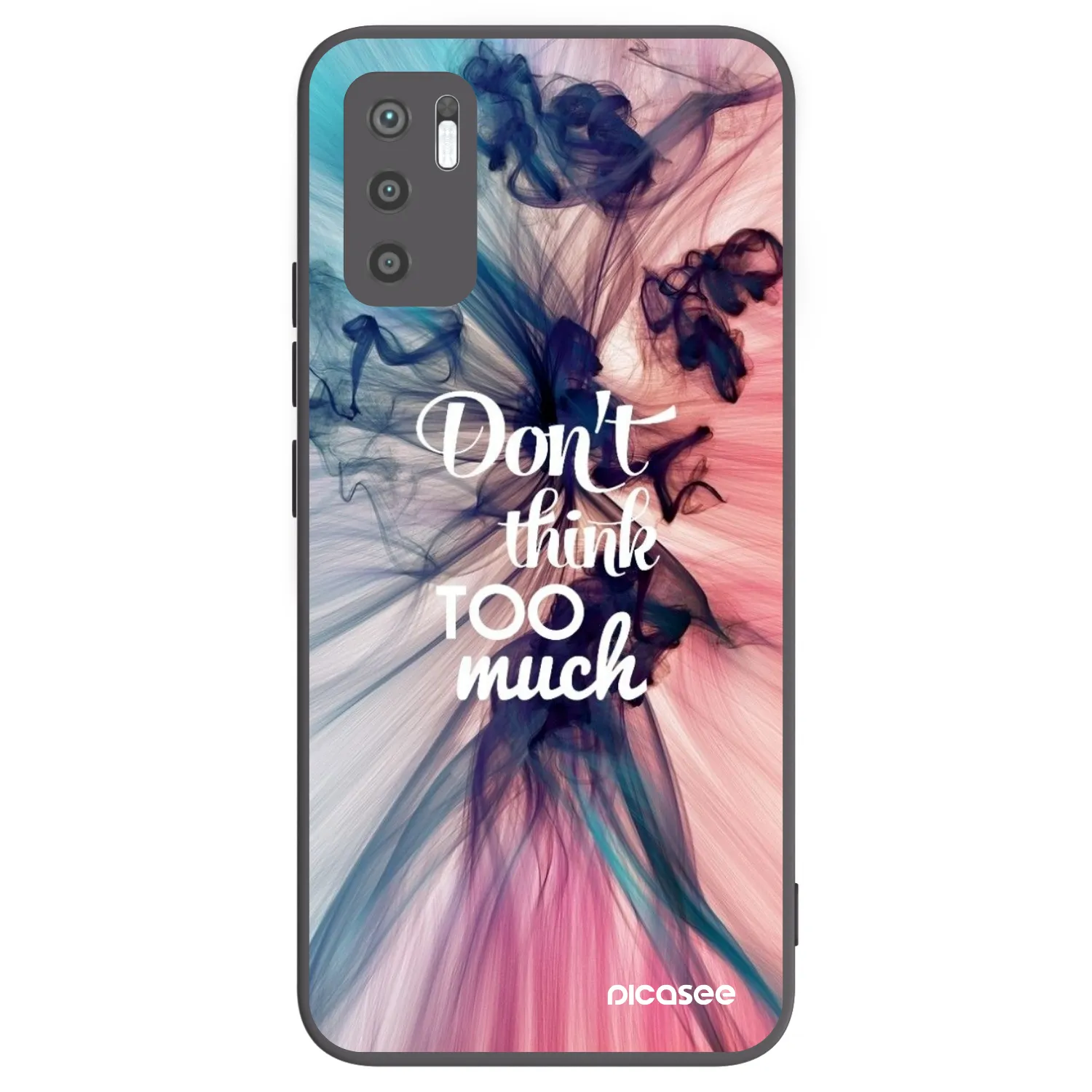 Picasee silikonový černý obal pro Xiaomi Redmi Note 10 5G - Nemysli tolik