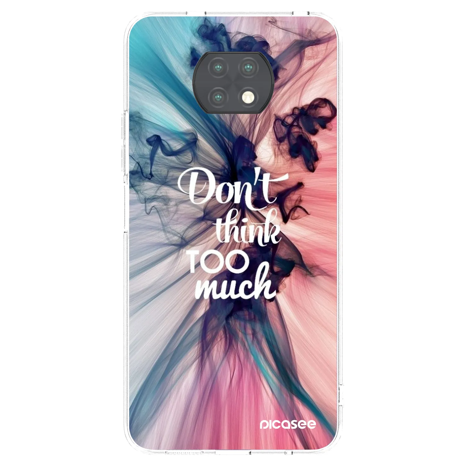 Picasee silikonový průhledný obal pro Xiaomi Redmi Note 9T - Nemysli tolik