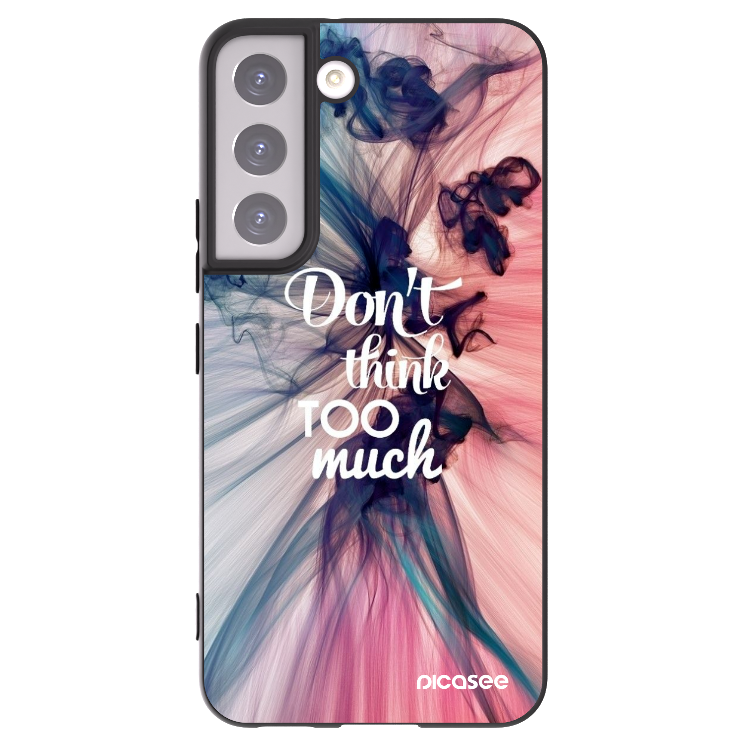 Picasee silikonový černý obal pro Samsung Galaxy S22 5G - Nemysli tolik