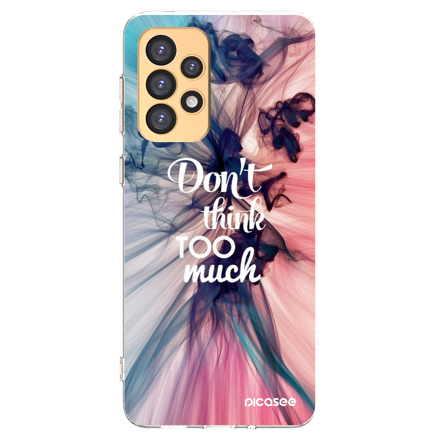 Picasee silikonový průhledný obal pro Samsung Galaxy A33 5G A336 - Nemysli tolik