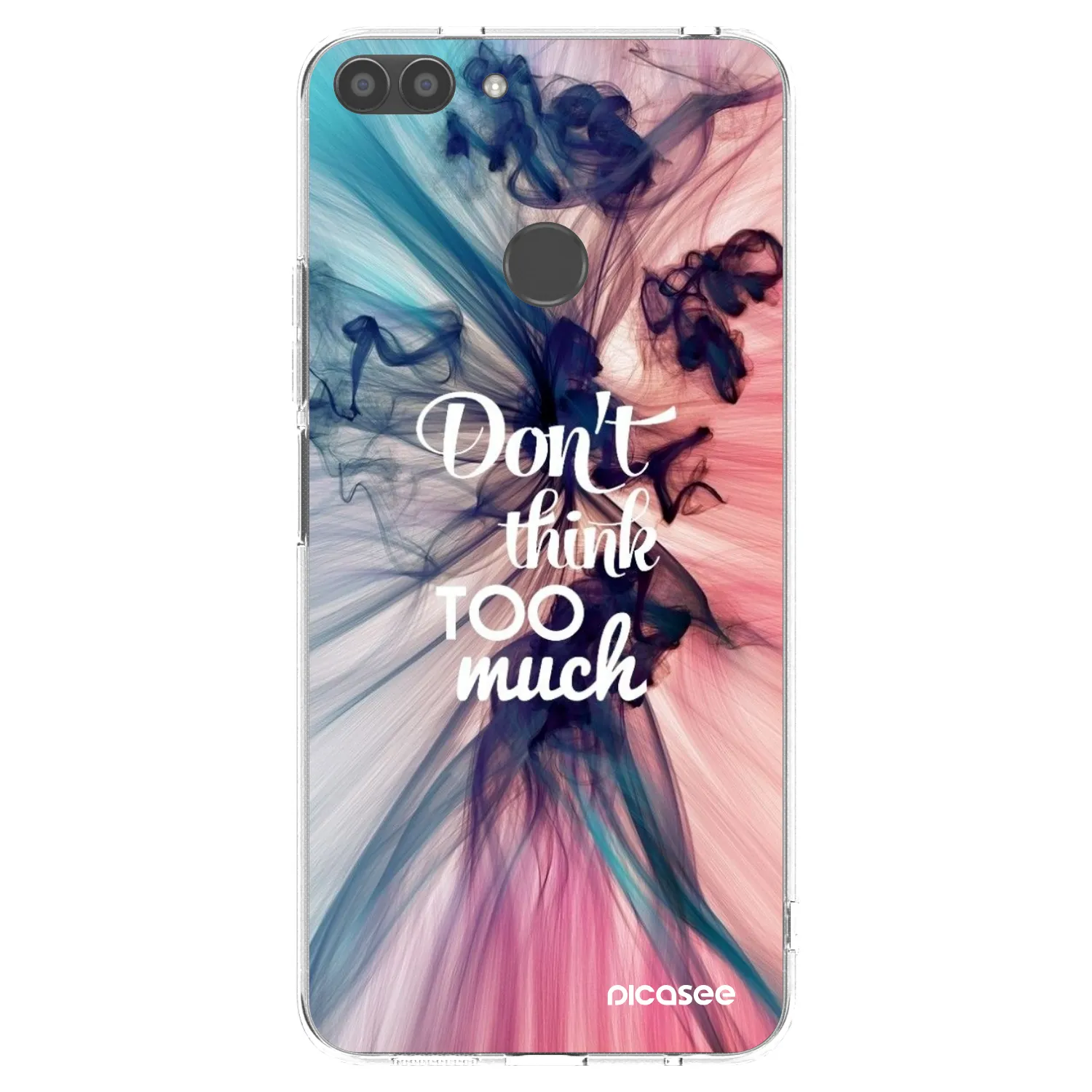 Picasee silikonový průhledný obal pro Huawei P Smart - Nemysli tolik