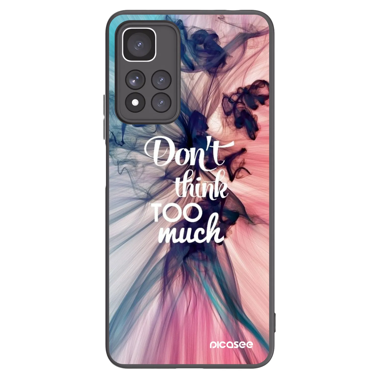 Picasee silikonový černý obal pro Xiaomi Redmi Note 11 Pro+ 5G - Nemysli tolik