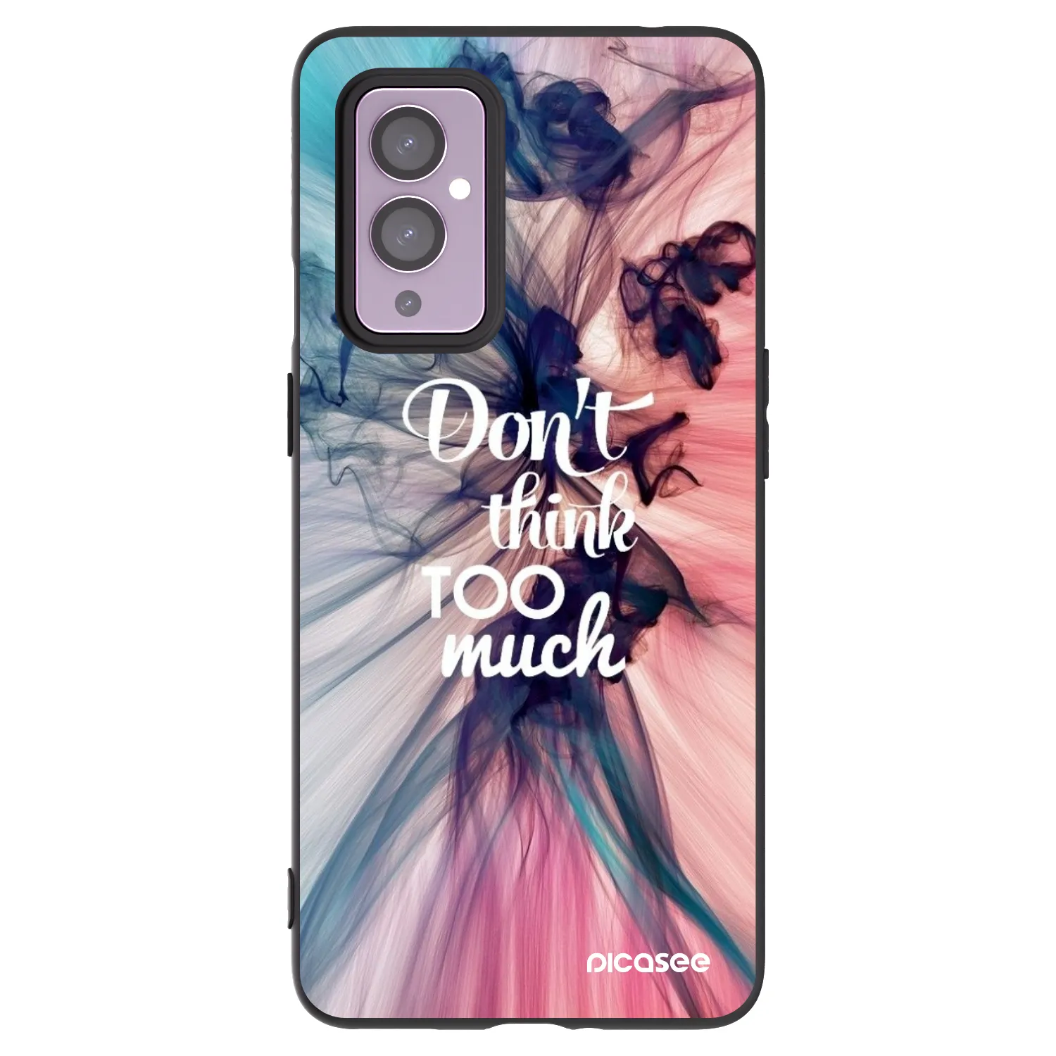 Picasee silikonový černý obal pro OnePlus 9 - Nemysli tolik