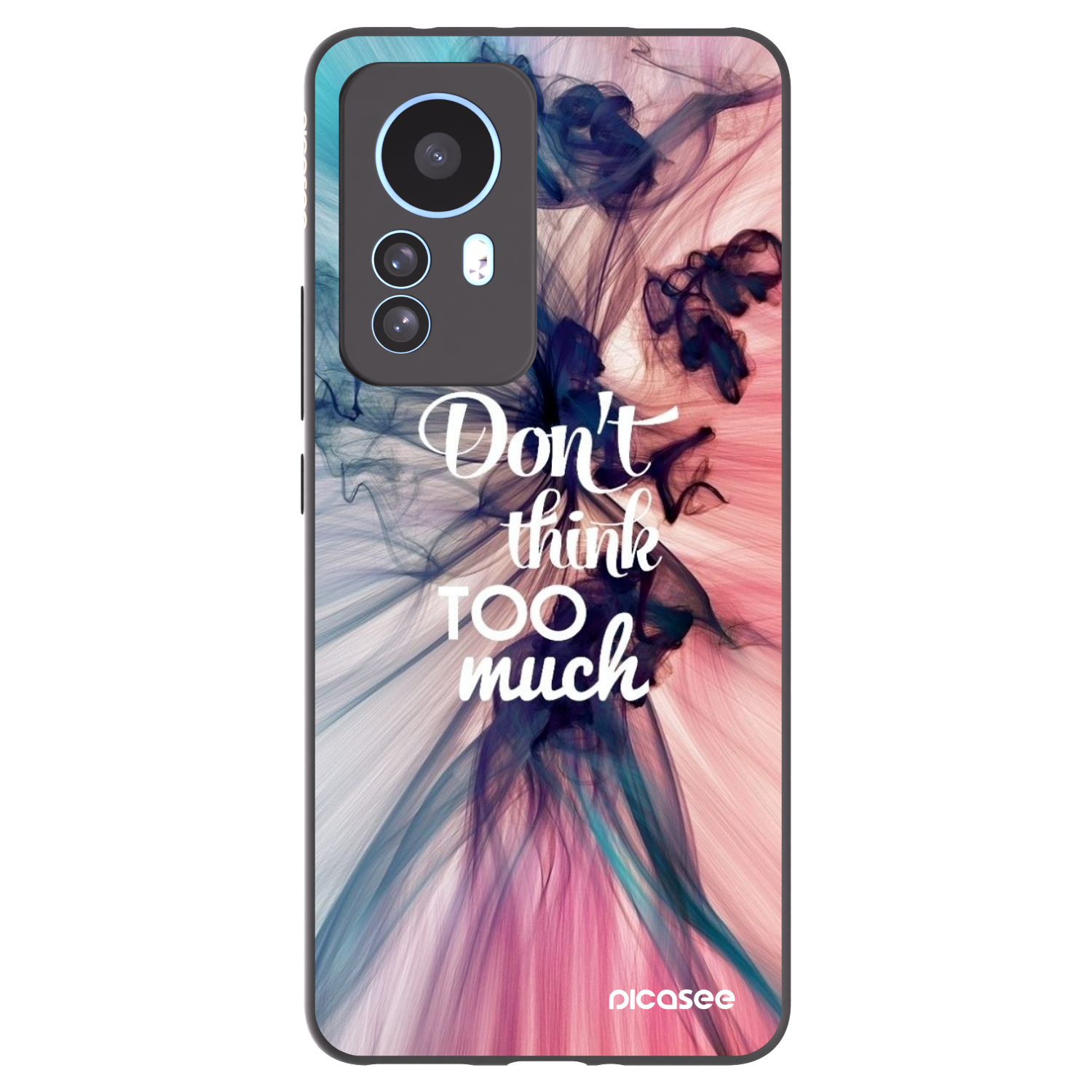 Picasee silikonový černý obal pro Xiaomi 12T - Nemysli tolik