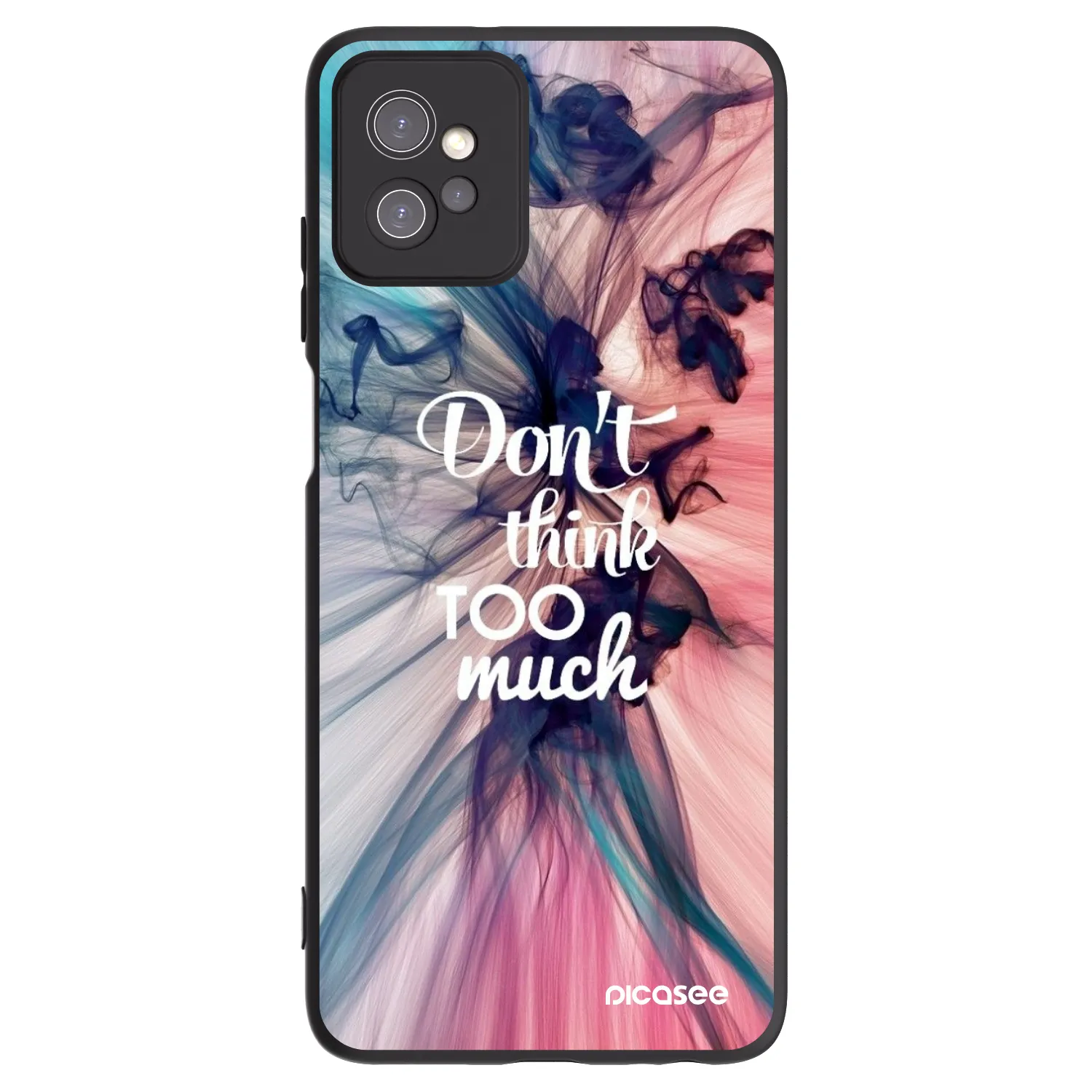 Picasee silikonový černý obal pro Motorola Moto G32 - Nemysli tolik