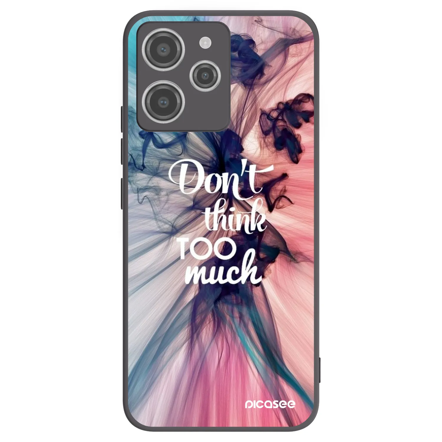 Picasee silikonový černý obal pro Xiaomi Redmi 12 4G - Nemysli tolik