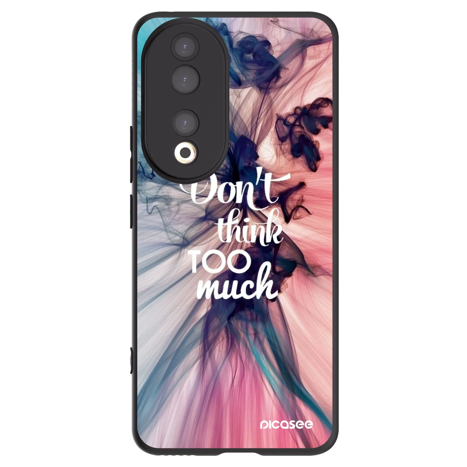 Picasee silikonový černý obal pro Honor 90 5G - Nemysli tolik