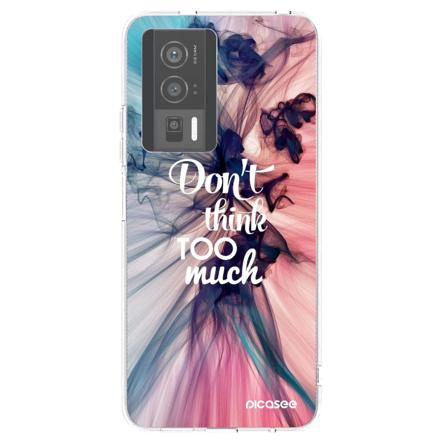 Picasee silikonový průhledný obal pro Xiaomi Poco F5 Pro 5G - Nemysli tolik
