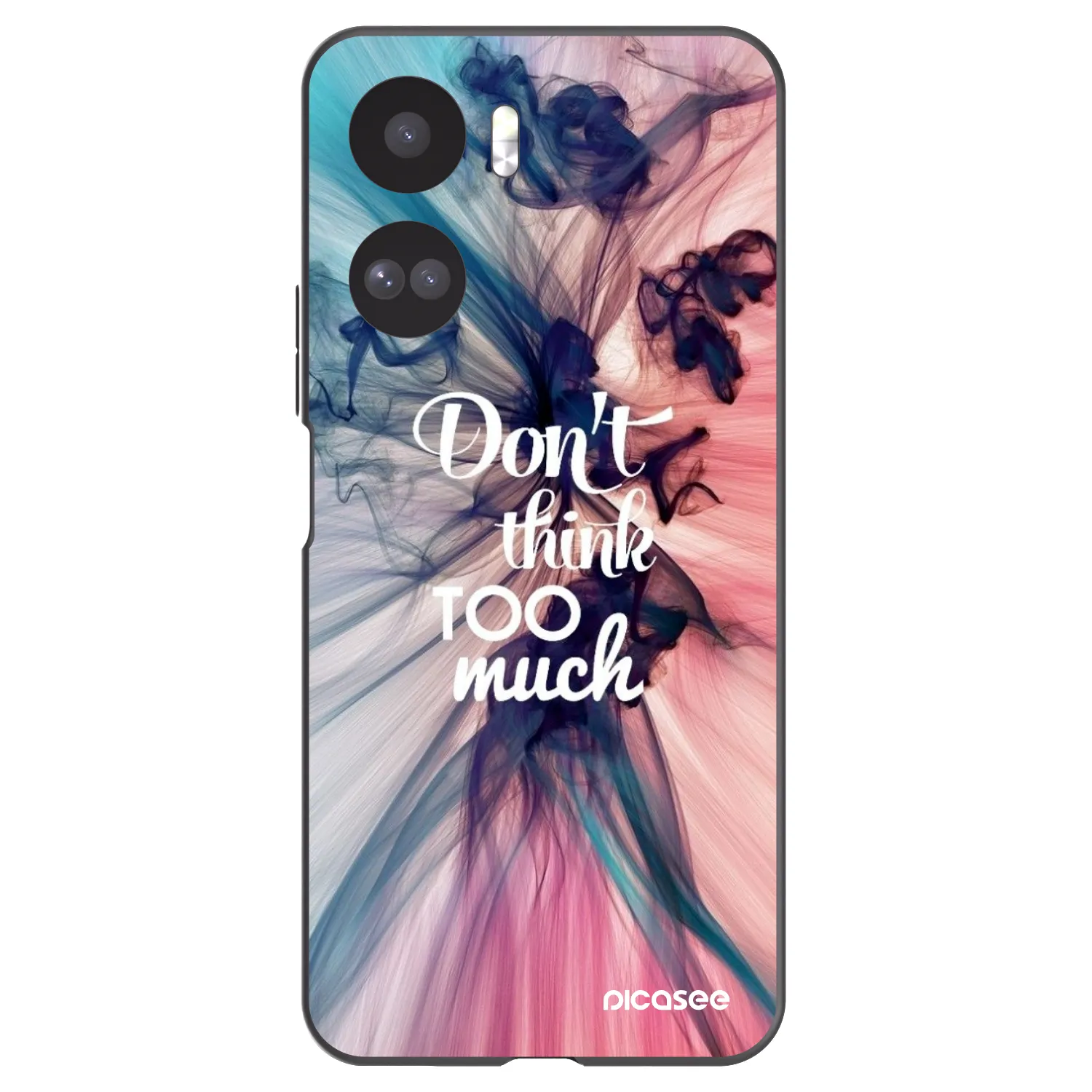 Picasee silikonový černý obal pro Honor 90 Lite 5G - Nemysli tolik