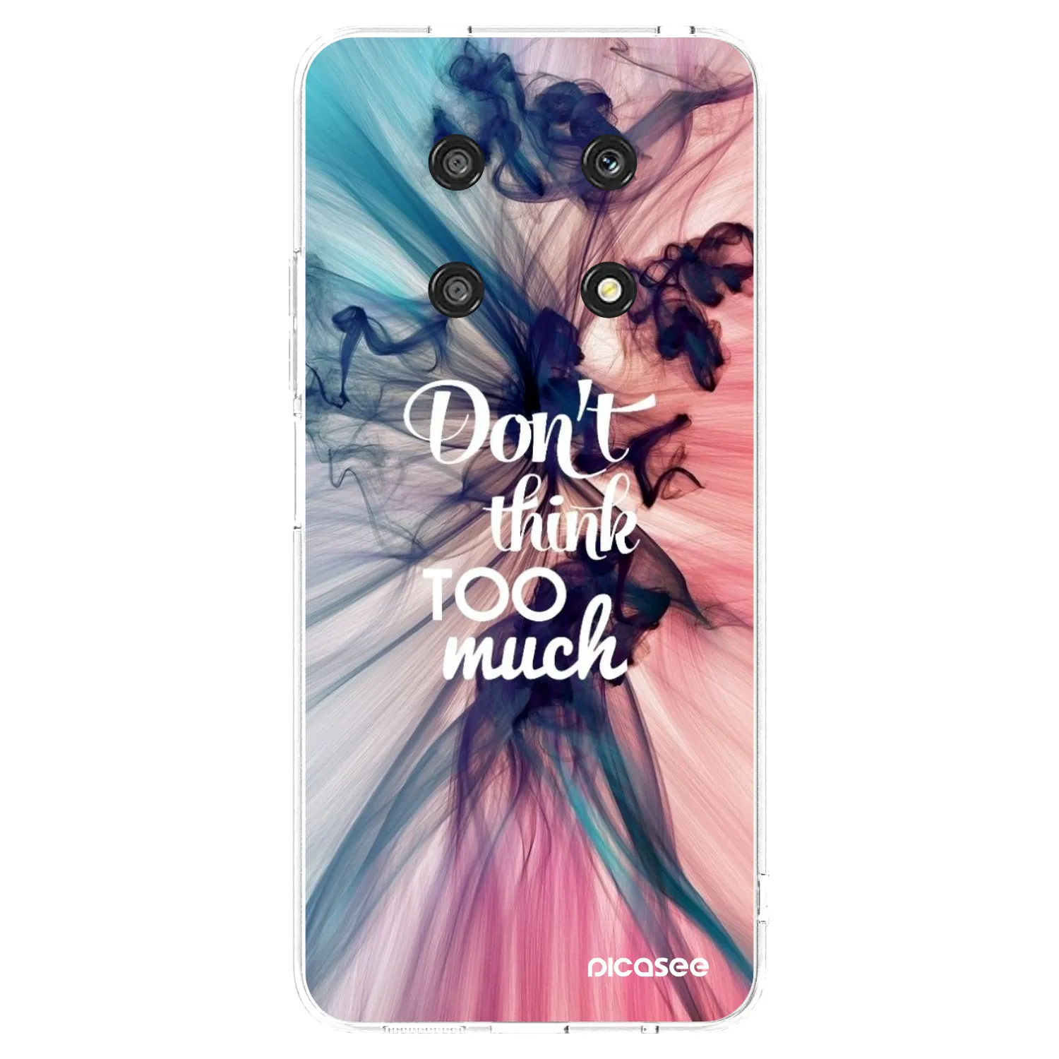 Picasee silikonový průhledný obal pro Honor Magic4 Lite 5G - Nemysli tolik