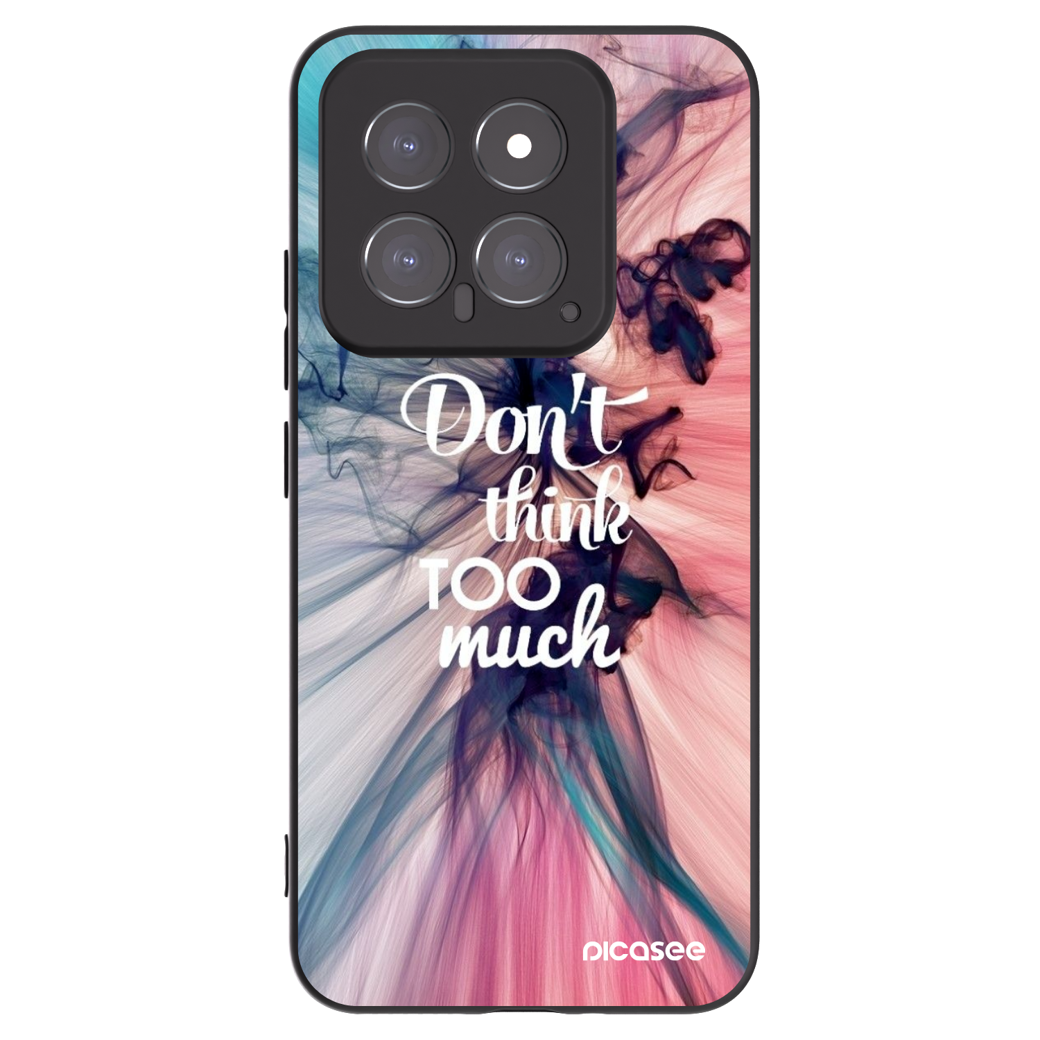Picasee silikonový černý obal pro Xiaomi 14 - Nemysli tolik