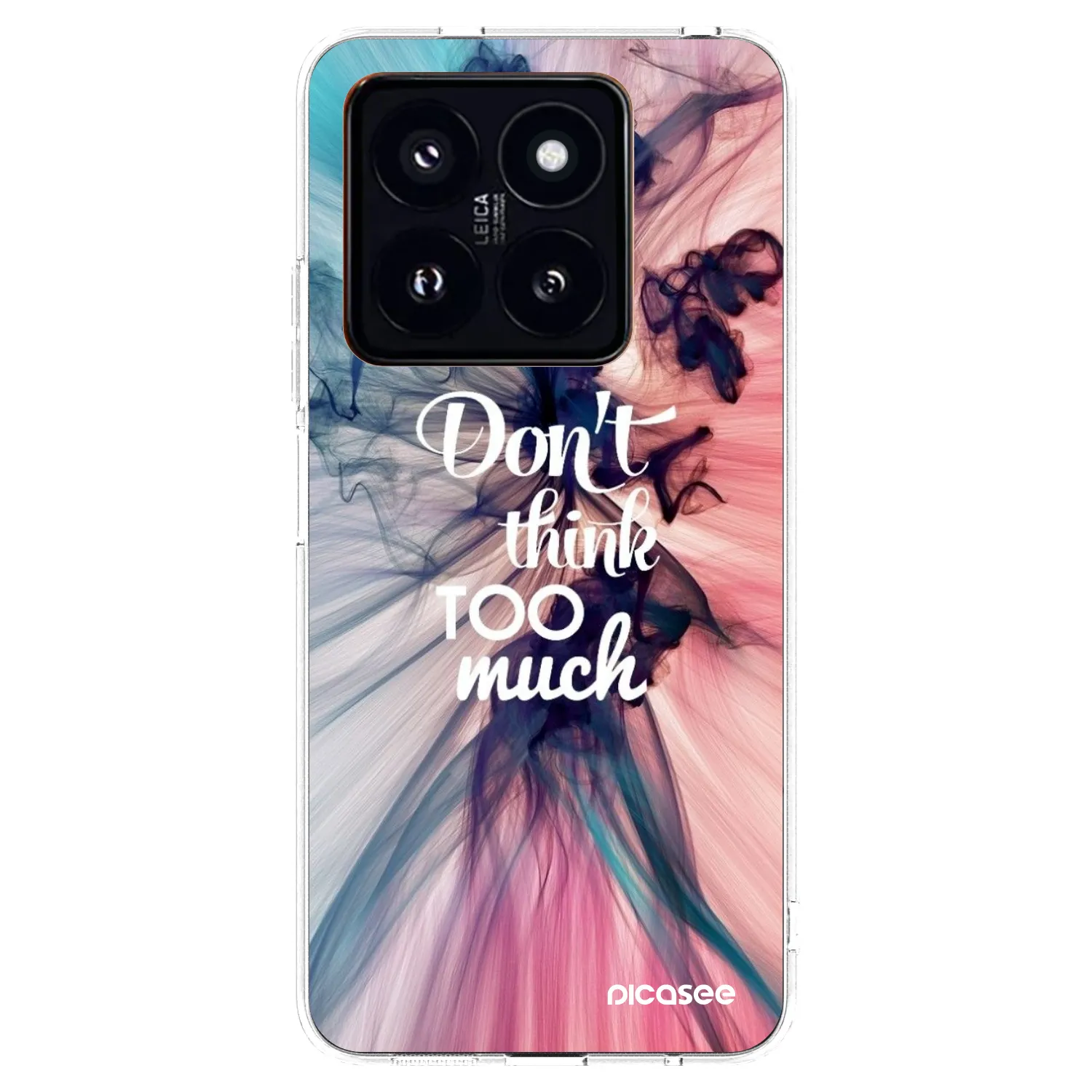 Picasee silikonový průhledný obal pro Xiaomi 14 Pro - Nemysli tolik