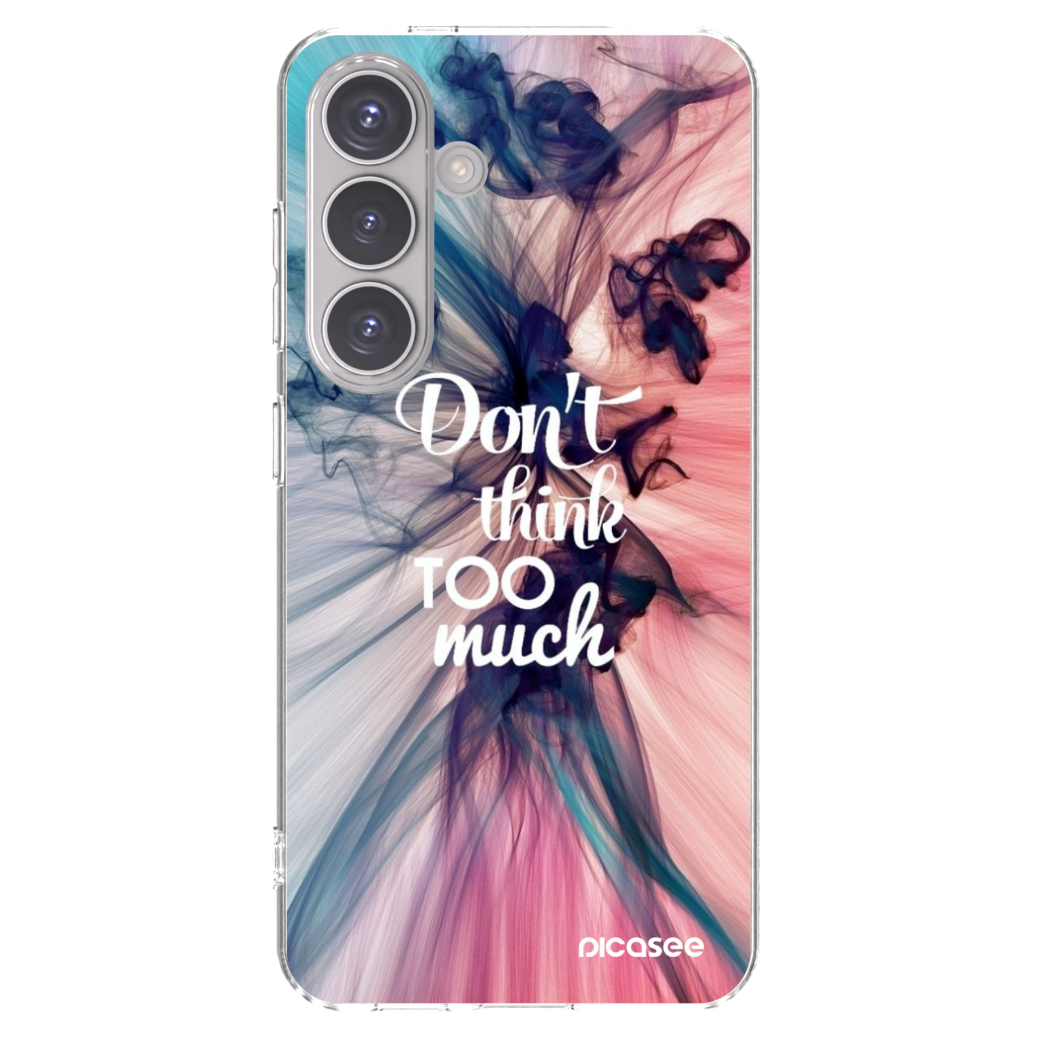 Picasee silikonový průhledný obal pro Samsung Galaxy S24 S921B 5G - Nemysli tolik
