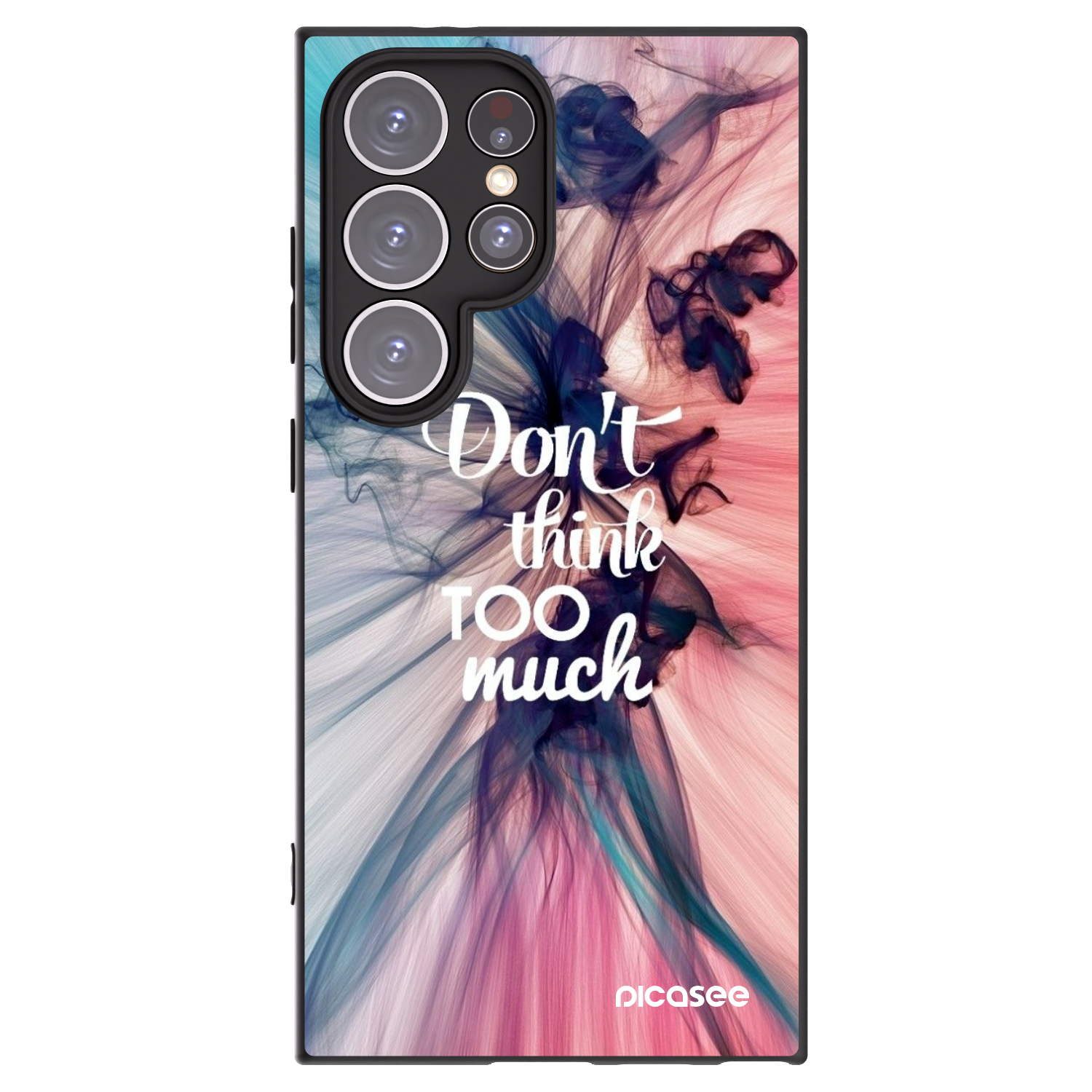 Picasee silikonový černý obal pro Samsung Galaxy S24 Ultra S928B 5G - Nemysli tolik
