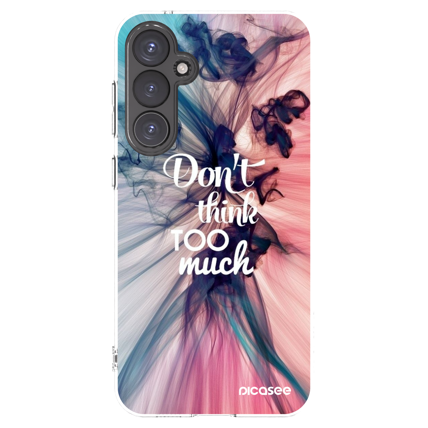 Picasee silikonový průhledný obal pro Samsung Galaxy S23 FE S711B - Nemysli tolik