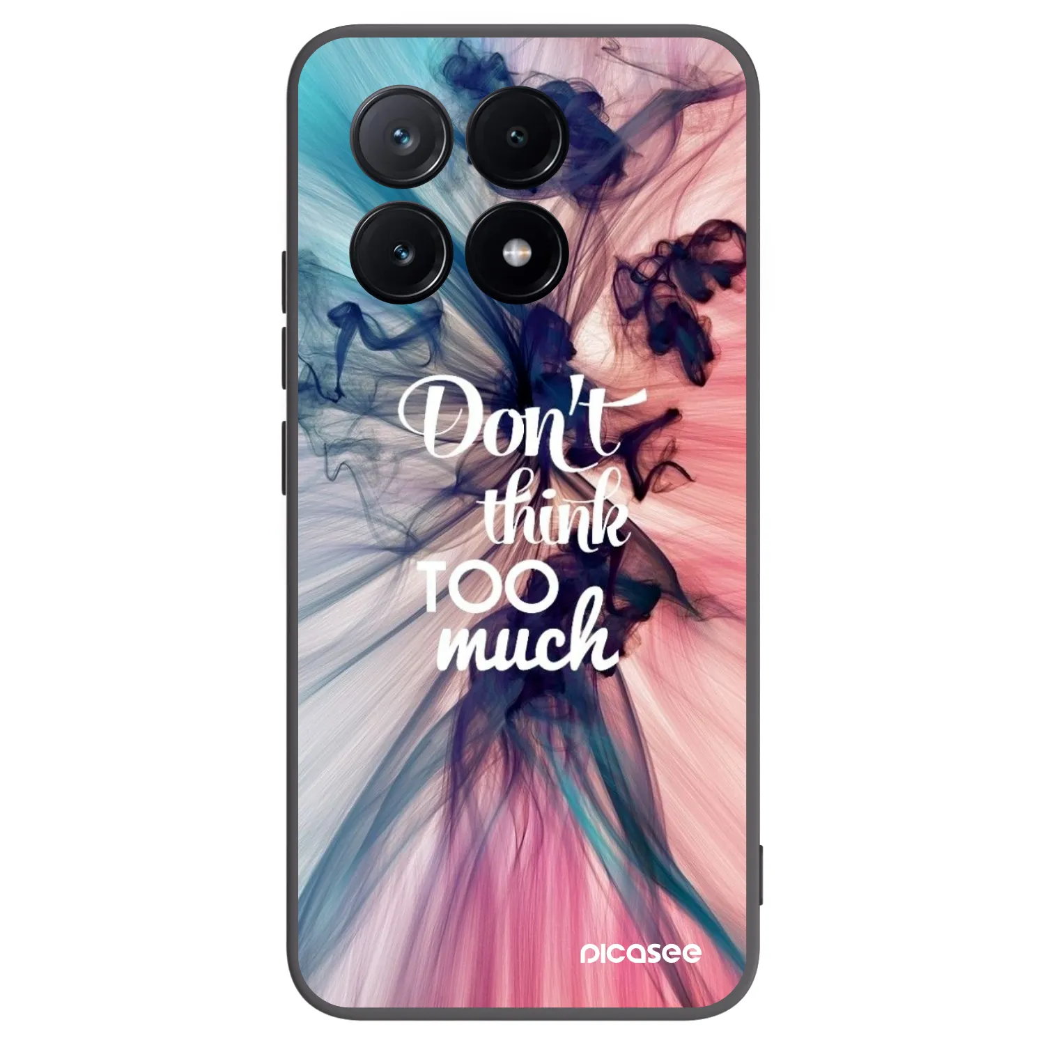 Picasee silikonový černý obal pro Xiaomi Poco X6 Pro - Nemysli tolik