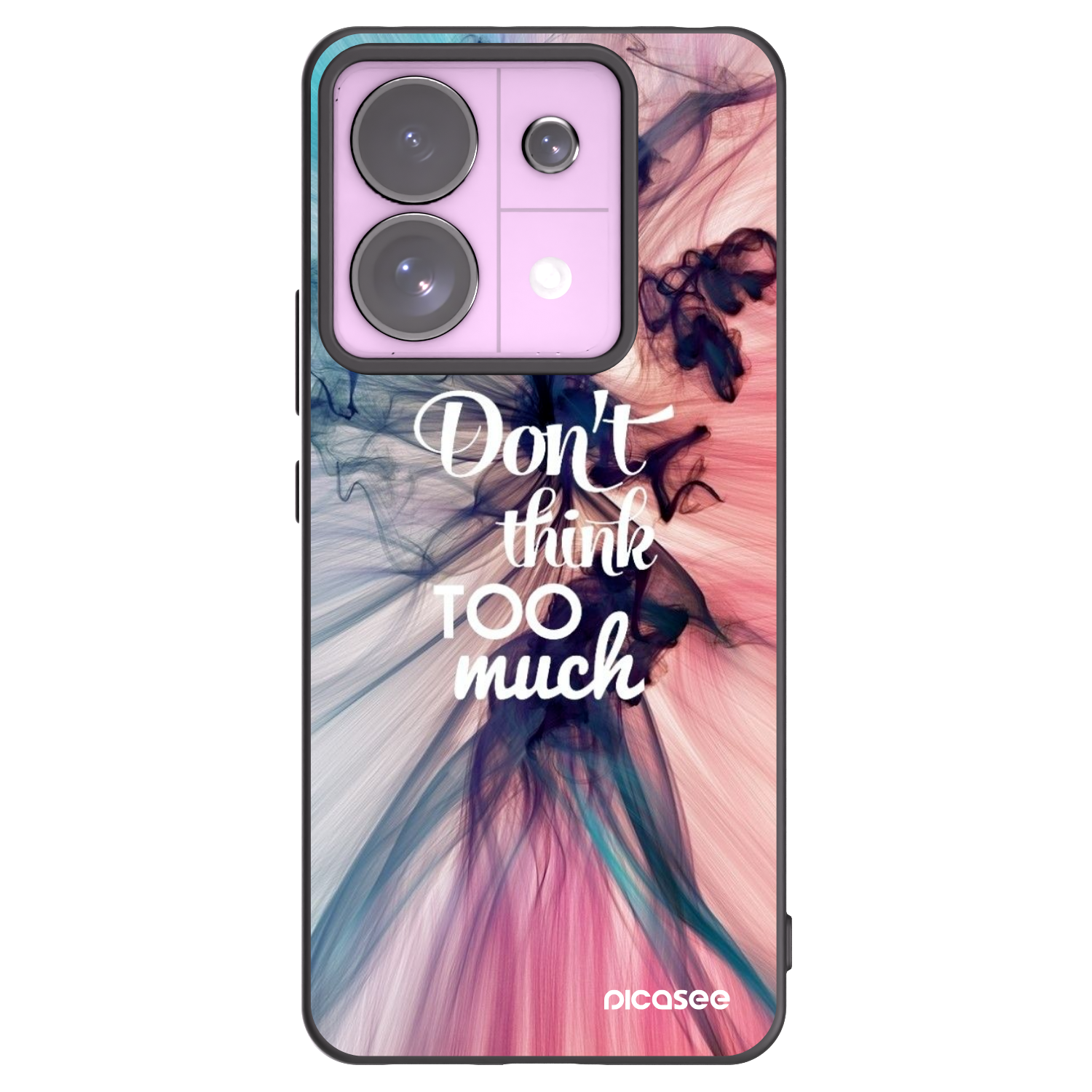 Picasee silikonový černý obal pro Xiaomi Redmi Note 13 Pro 5G - Nemysli tolik