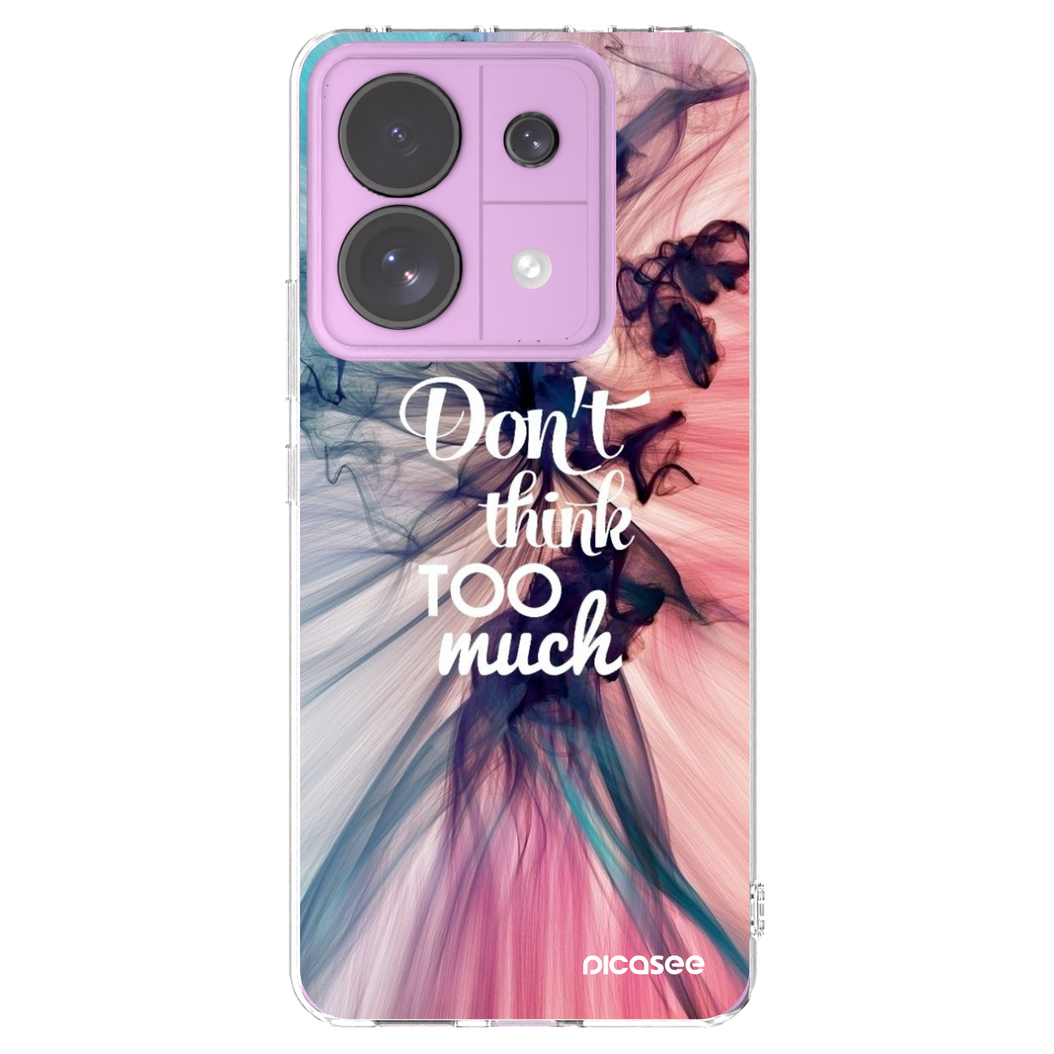 Picasee silikonový průhledný obal pro Xiaomi Redmi Note 13 Pro 5G - Nemysli tolik