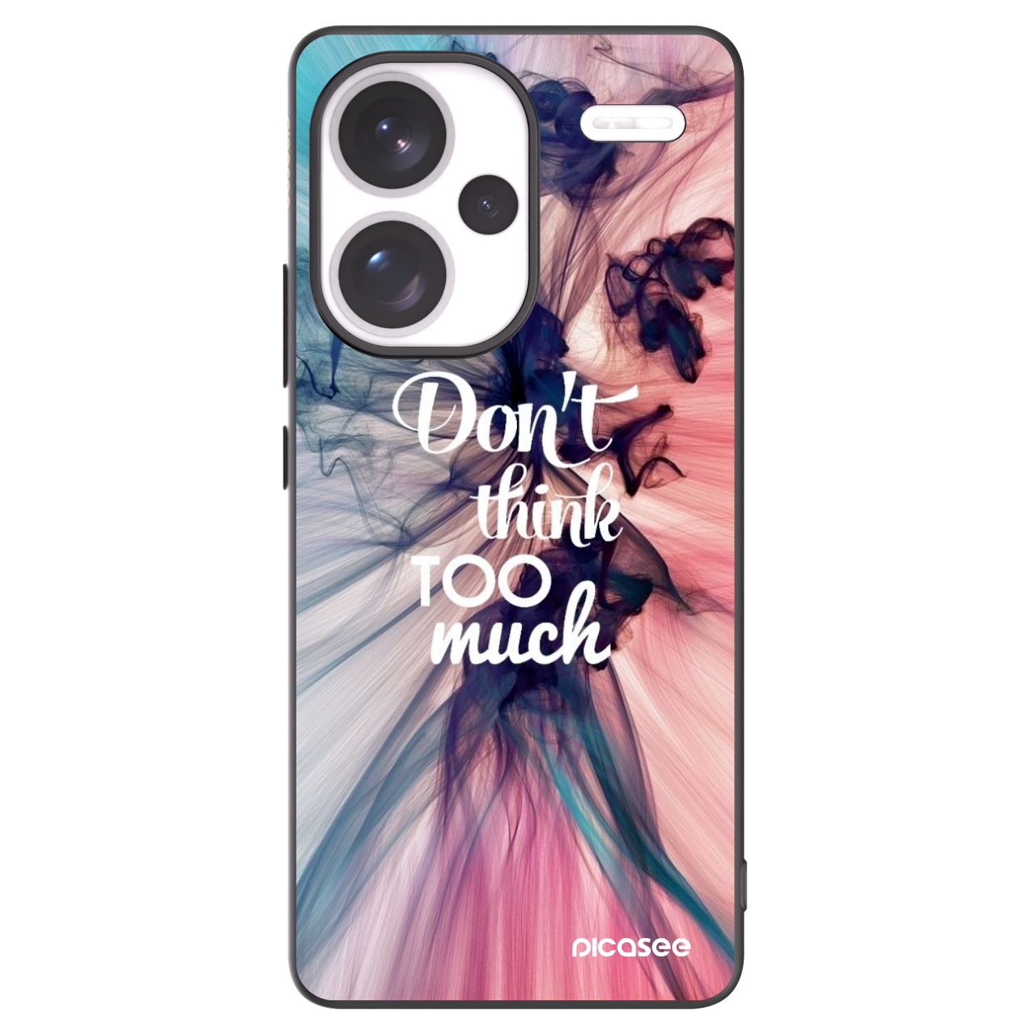Picasee silikonový černý obal pro Xiaomi Redmi Note 13 Pro+ 5G - Nemysli tolik