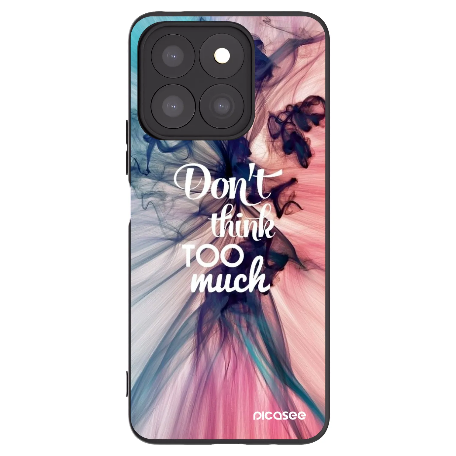 Picasee silikonový černý obal pro Honor X8b - Nemysli tolik