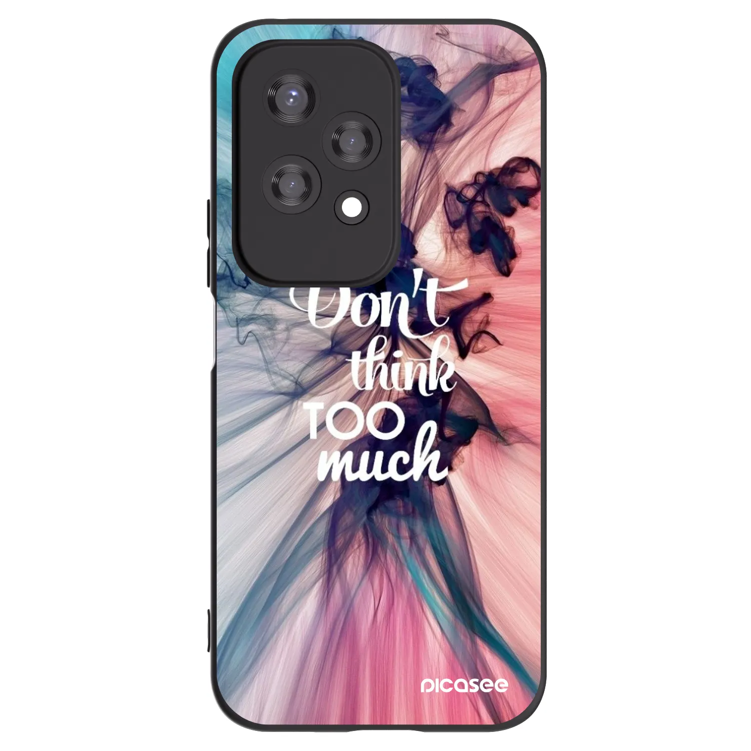 Picasee silikonový černý obal pro Honor 200 Lite - Nemysli tolik