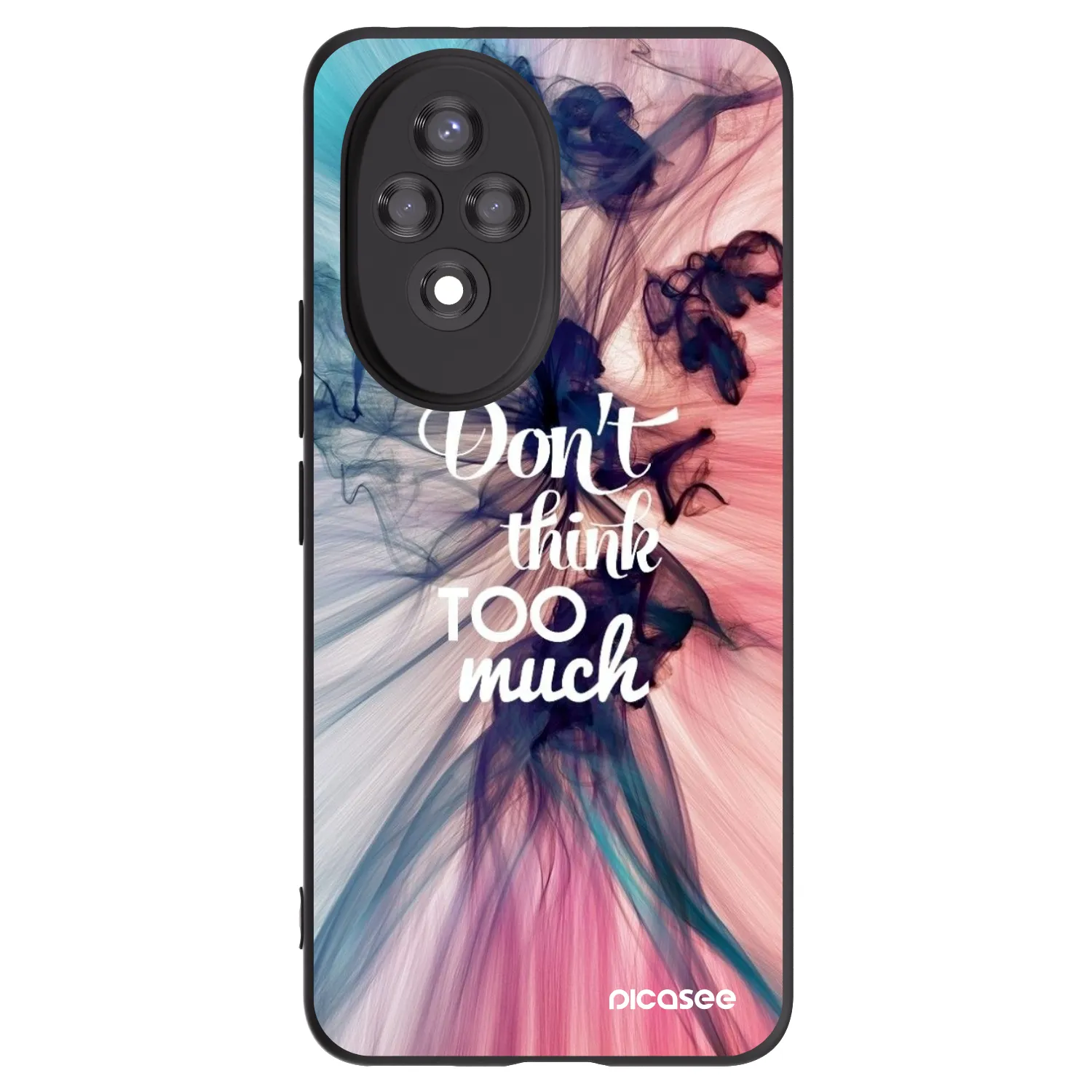 Picasee silikonový černý obal pro Honor 200 Pro 5G - Nemysli tolik