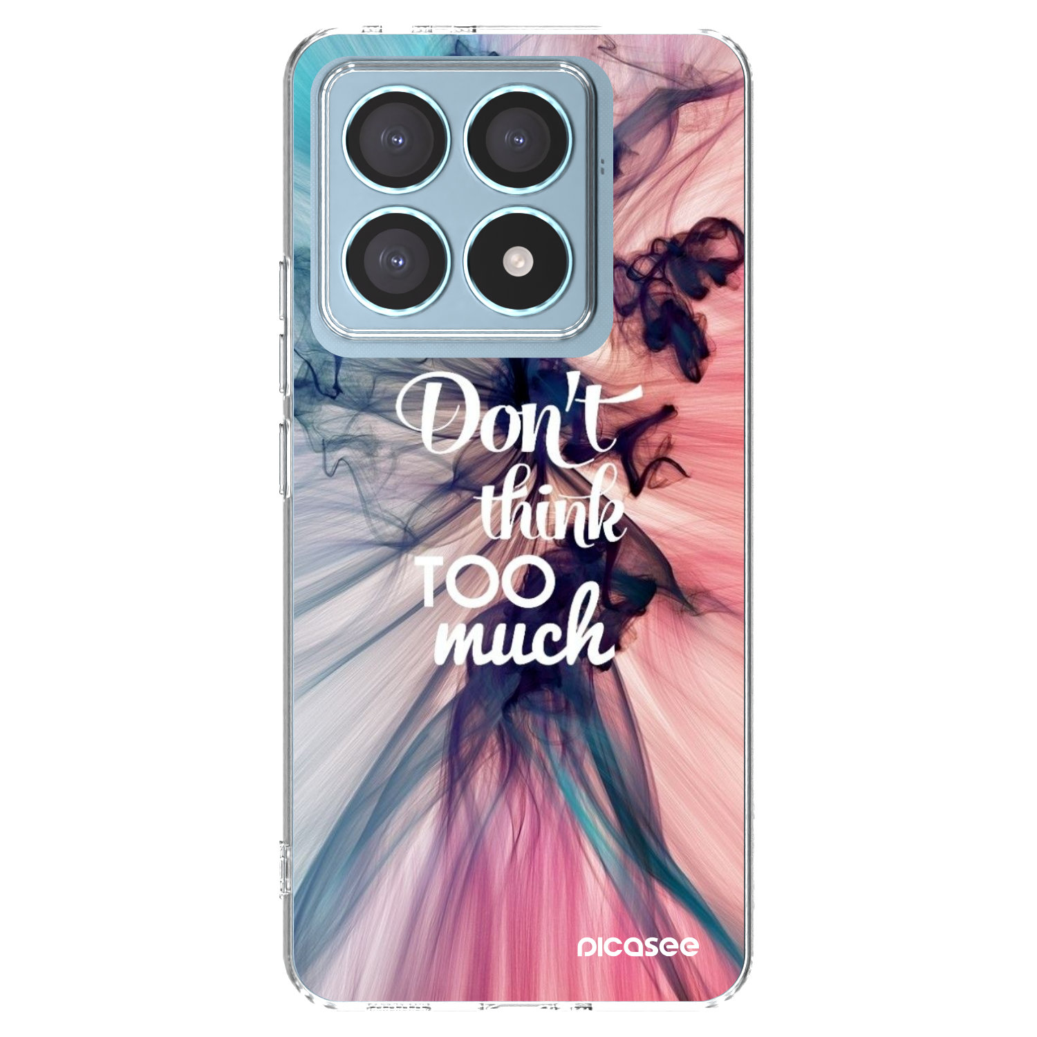 Picasee silikonový průhledný obal pro Xiaomi 14T Pro - Nemysli tolik
