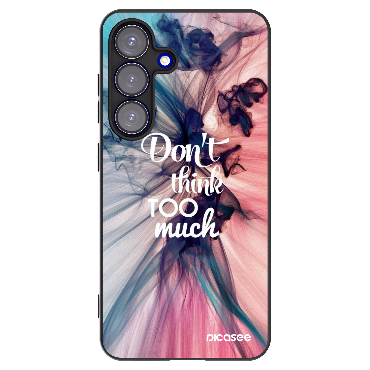Picasee silikonový černý obal pro Samsung Galaxy S25 5G - Nemysli tolik