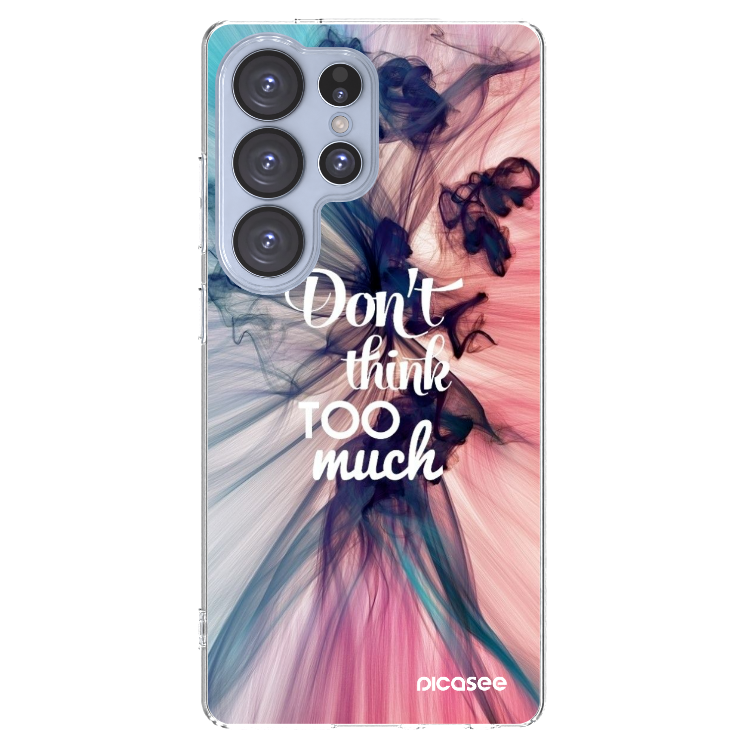 Picasee silikonový průhledný obal pro Samsung Galaxy S25 Ultra 5G - Nemysli tolik