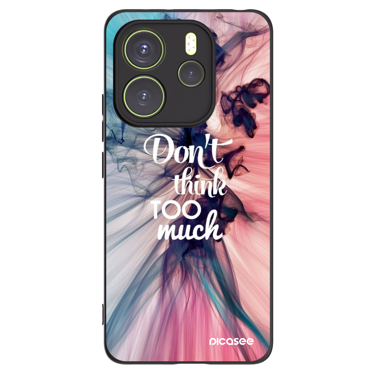 Picasee silikonový černý obal pro Xiaomi Redmi Note 14 4G - Nemysli tolik